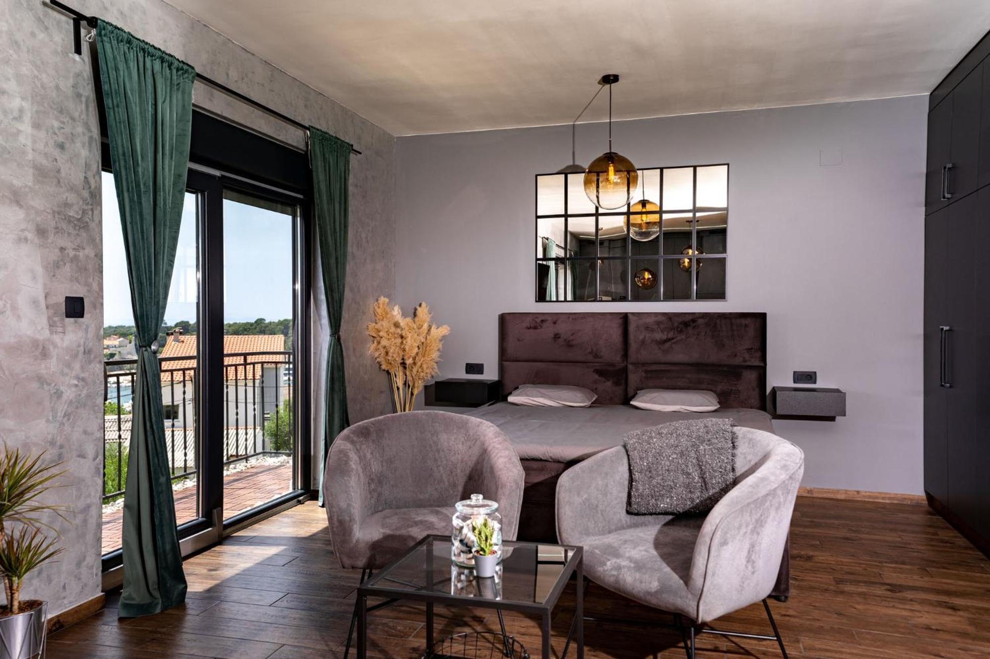 Modern Studio With A Beautiful View Rab Town Eksteriør bilde
