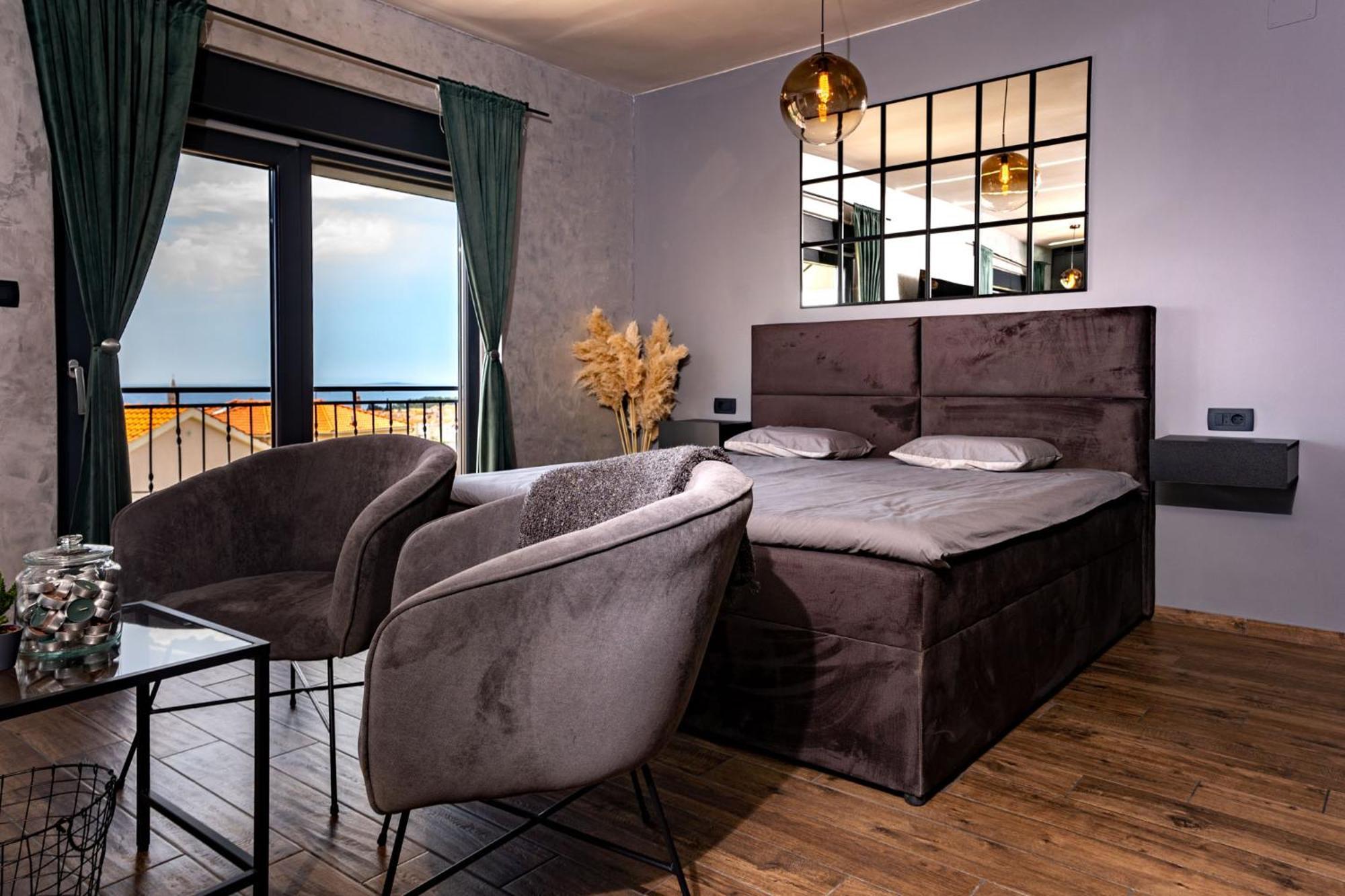 Modern Studio With A Beautiful View Rab Town Eksteriør bilde